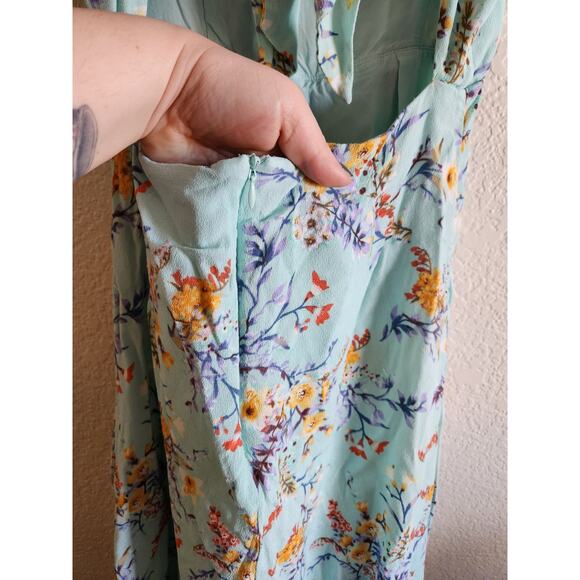 Lulus Women's Open Back Spring Flowy Maxi Dress-Sm - Picture 3 of 8